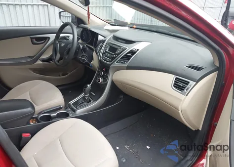 2016 Hyundai Elantra Se from USA, damaged, VIN 5NPDH4AE1GH726488